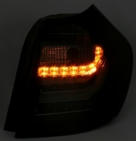 2 BMW Serie 1 E87 04-07 achterlichten - LTI - Zwart