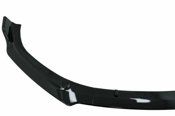 Front spoiler blade - AUDI A6 C7 4G - gloss black - 15-18