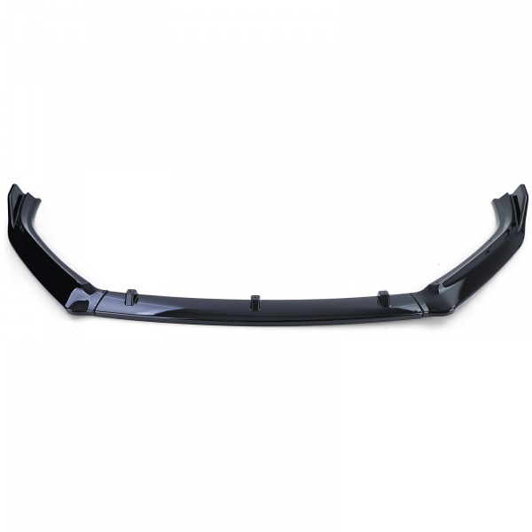 VW Polo 5 - 6C 14-17 front blade spoiler - glossy black sport look