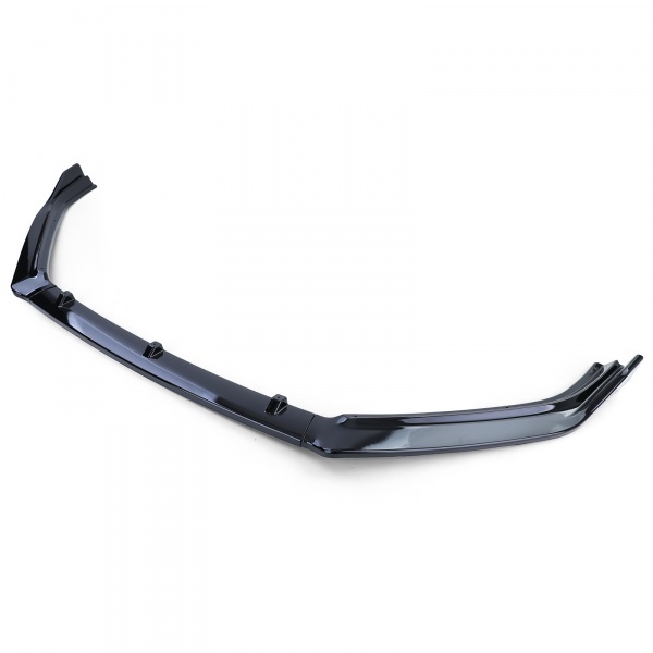 VW Polo 5 - 6C 14-17 front blade spoiler - glossy black sport look