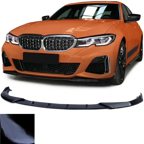 Bumper blade spoiler - BMW Serie 3 G20 G21 M - gloss black