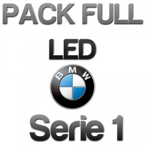 Pack 1 Eclairage Full LED BMW Serie 1 - Blanc pur