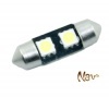 Navette 31mm LED Nav<sup>2</sup> SMD - Culot C3W - Blanc Pur
