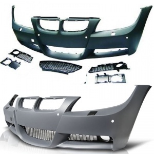 BMW 3 E90 E91 05-08 front bumper - PDC - look M - without AB