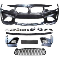 BMW 3 Series F30 F31 front bumper look M2 11-18 - with headlight washer