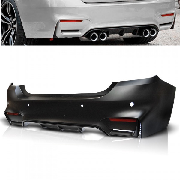 Rear bumper BMW Serie 4 F36 gran coupe 13-17 - look M4 - PDC