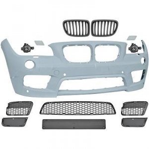 Front bumper BMW X1 E84 09-12 look PACK M - PDC