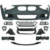 Front bumper BMW Serie 1 F20/21 11-15 look PACK M - PDC