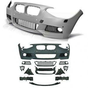 Front bumper BMW Serie 1 F20/21 11-15 look PACK M - PDC