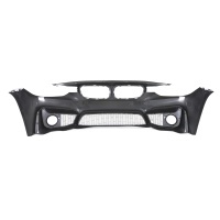Front bumper BMW Serie 3 F30 look M3 11-19 - with AB + blade