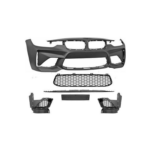 Front bumper BMW Serie 3 F30 look M2 11-18 - without headlight washer