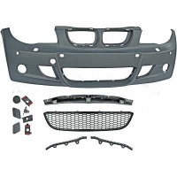 Front bumper BMW Serie 1 E87 04-11 look PACK M - PDC