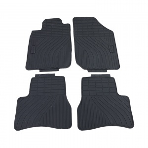 Set of 4 rubber floor mats for Peugeot 206 00-09