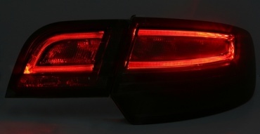 2 Feux AUDI A3 8PA Sportback LED 04-08 rouge teinté