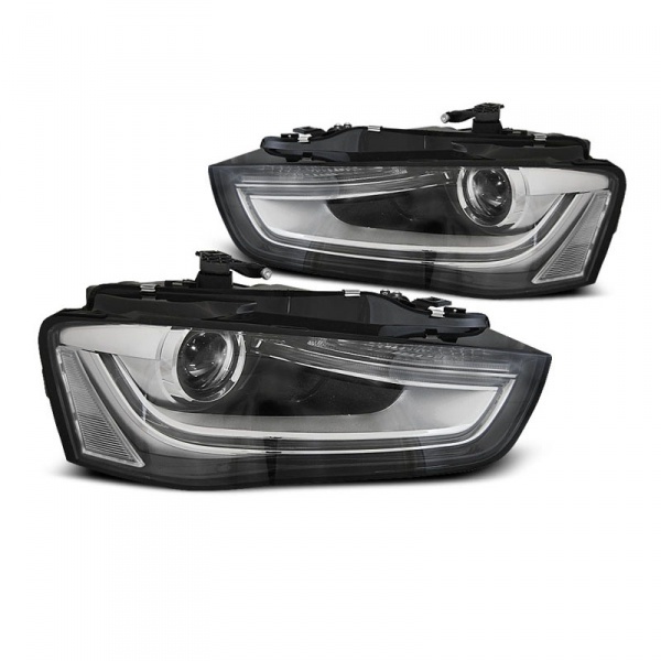 2 AUDI A4 B8 11-15 halogen LED headlights - xenon look