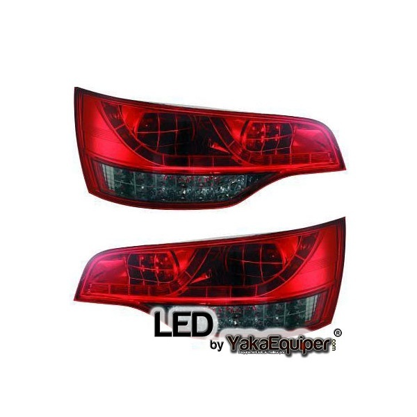 2 Audi Q7 05-09 LED lights - Smoke Red