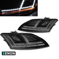 2 AUDI TT 8J phase 2 11-14 xenon headlights - Matrix LED look - Black