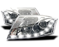 LED-projectoren Audi TT (8N) - Chrome