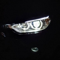 2 BMW Serie 3 F30 Headlights - DEPO V2 LED 11-15 - Black