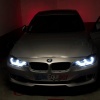 2 Phares xénon BMW Serie 3 F30 F31 Angel Eyes LED 11-15 - Chrome