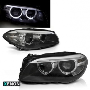 2 xenon LED headlights BMW Serie 5 F10 - F11 - 10-17 - Black