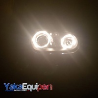 2 VW GOLF 4 Angel Eyes headlights - Black