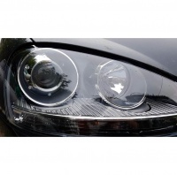 2 VW golf 5 style GTI headlights - Black Chrome