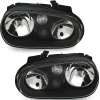 2 Volkswagen GOLF 4 Design Headlights - Black