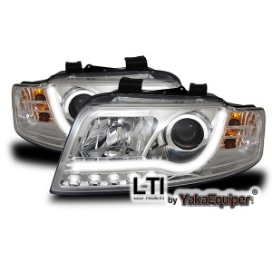 2 AUDI A4 (B6) headlights - LTI - Chrome