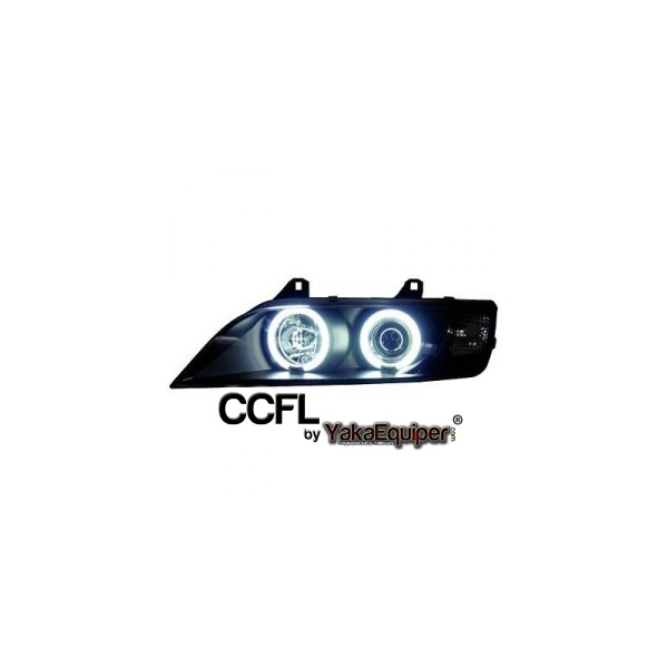 2 faros delanteros BMW Z3 Angel Eyes CCFL 96-02 - Negro
