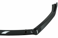 Spoiler de lâmina frontal - VW Polo 6R 6C 09-17 - look R - preto brilhante