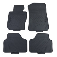 Set of 4 rubber floor mats for BMW series 1 E87 X1 E84